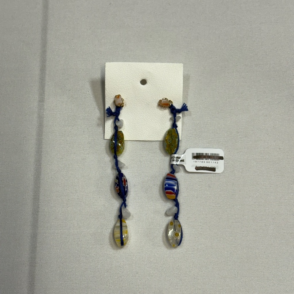 Free People Colorful Beaded Earrings